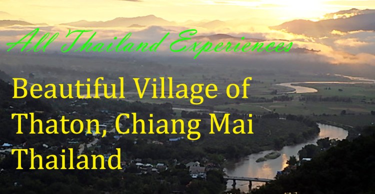 Beautiful village of Thaton, Chiang Mai Province in North Thailand