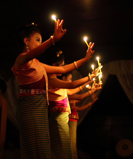 Thai Finger Dance at A Khantoke Dinner