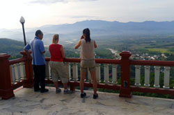View of the Mae Kok River in Thaton